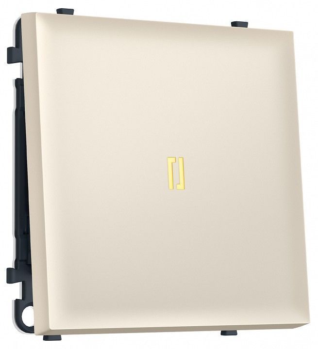 Выключатель проходной одноклавишный с подсветкой без рамки Ambrella Volt MS MS322030
