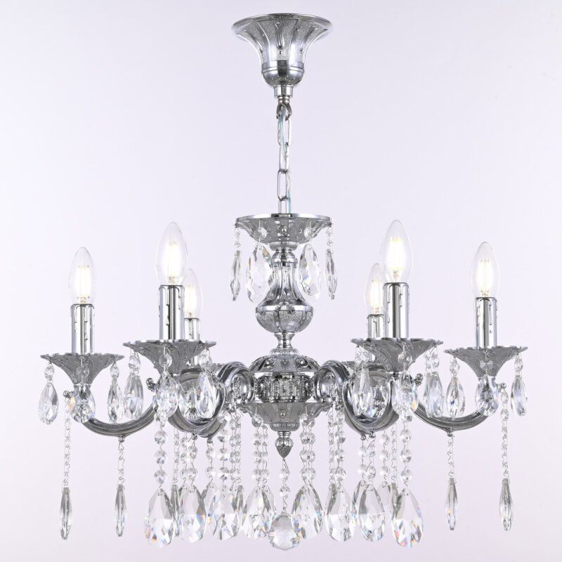 Подвесная люстра Bohemia Ivele Crystal AL77 AL77201/6/175 A Ni