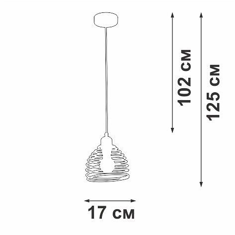 Подвесной светильник Vitaluce V2854 V2854-1/1S