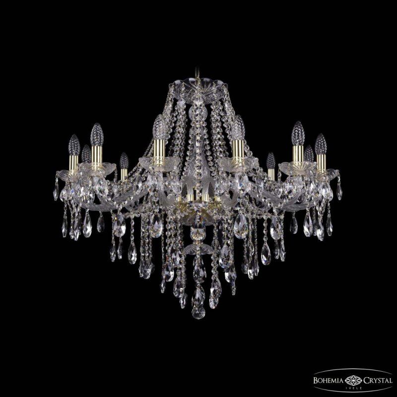 Подвесная люстра Bohemia Ivele Crystal 1415 1415/12/300 G