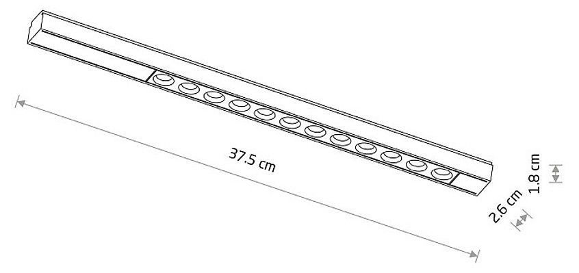 Накладной светильник Nowodvorski Focus Led 11305