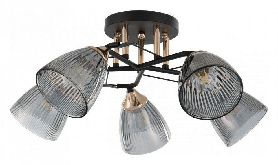 Потолочная люстра Arte Milano AMALFI-322610 322610/5 BK+FG