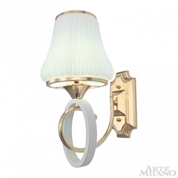 Бра Arte Milano Florentia-2387 302387/1W Wh/Gd
