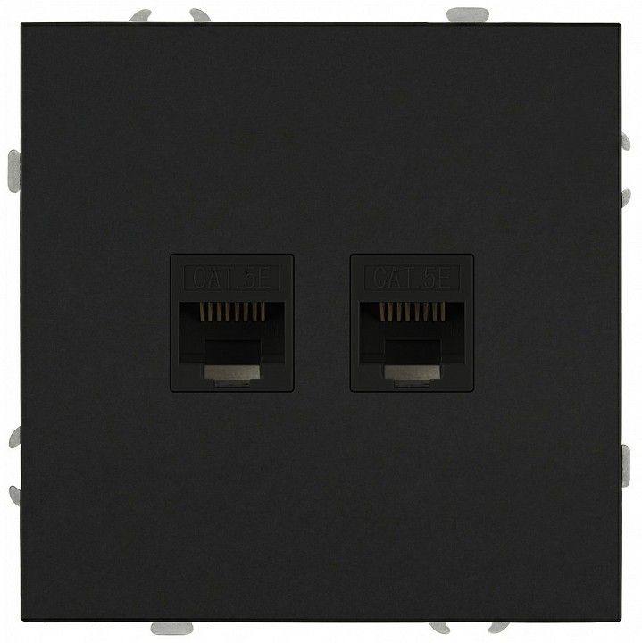 Розетка двойная Ethernet RJ-45 без рамки Эра Galaxy Б0070764