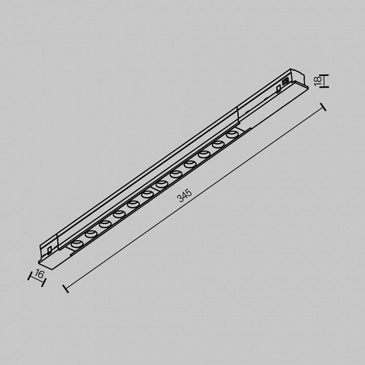 Накладной светильник Maytoni Technical Точки TR232-2-10W3K-B