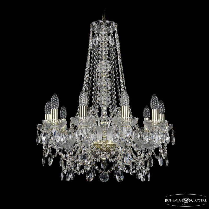 Подвесная люстра Bohemia Ivele Crystal 1411 1411/10/195/h-70 G