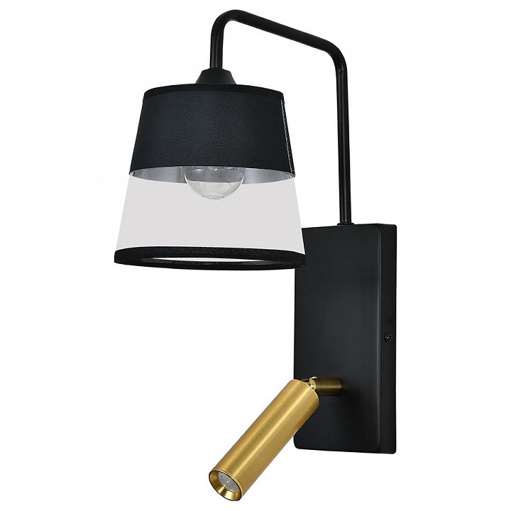 Бра с подсветкой Escada 598 598/1A Black/Brass