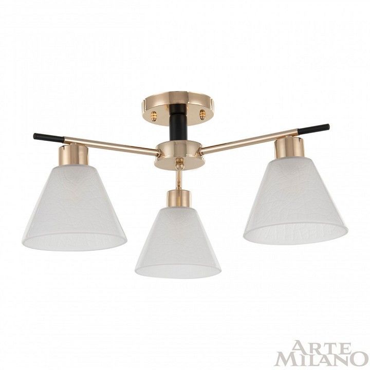 Потолочная люстра Arte Milano Napoli-322119 322119/3 FG+BK