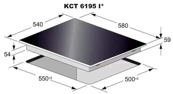 Варочная панель Kaiser KCT 6195 IElfEm