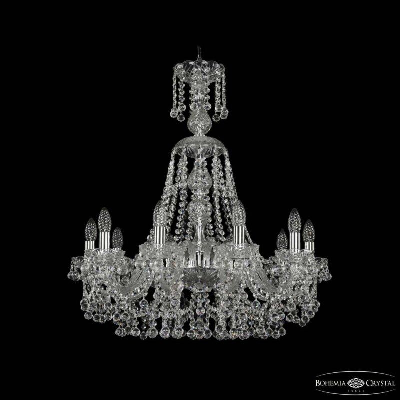 Подвесная люстра Bohemia Ivele Crystal 1409 1409/10/240/XL-75 Ni