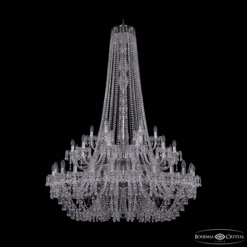 Подвесная люстра Bohemia Ivele Crystal 1410 1410/24+12+6/460/h-175/2d Ni V0300