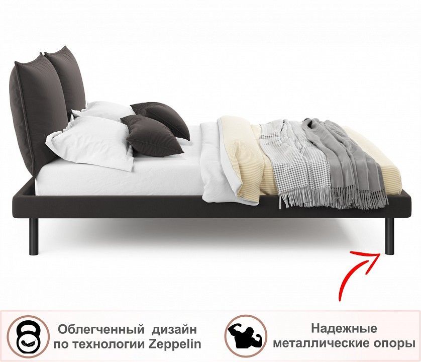 Кровать полутораспальная Fly 1400