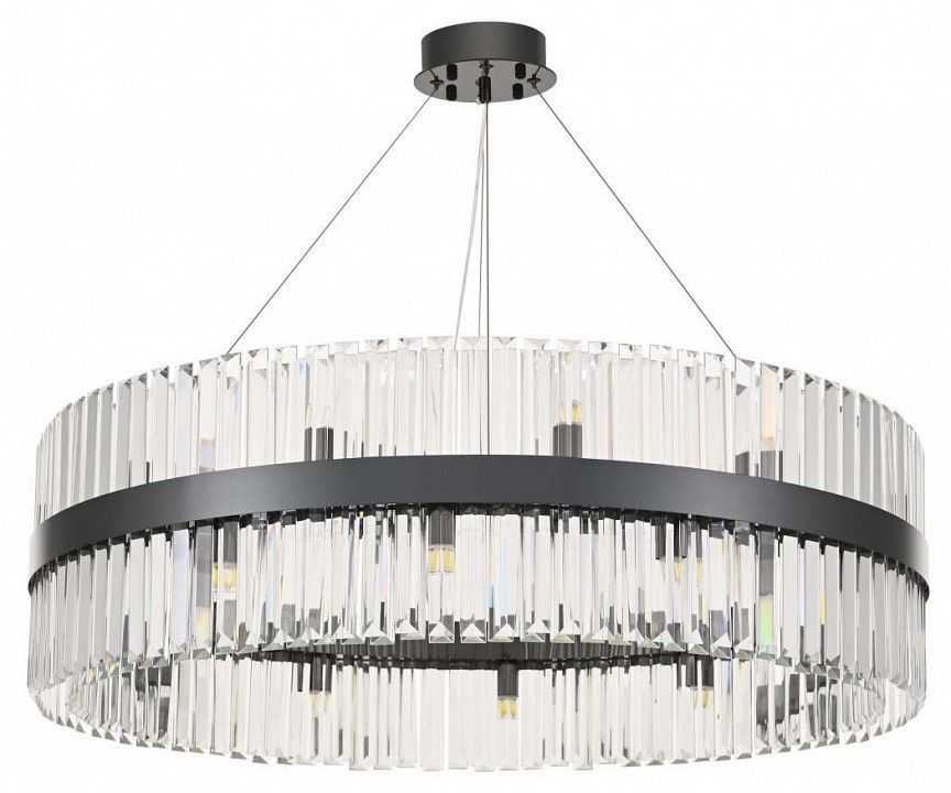 Подвесная люстра Arte Milano Белладжо 440110.840.24.G9.B1 BK