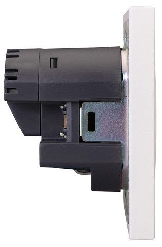 Розетка с заземлением и со шторкой и 2хUSB, без рамки Kranz STRONG KR-78-0704-4
