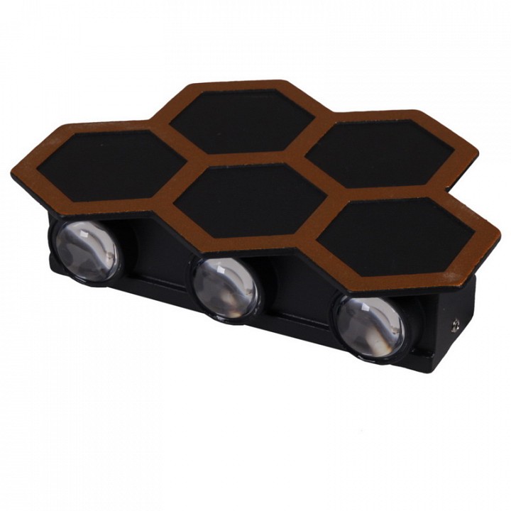 Накладной светильник Reluce  86222-9.2-005U LED5*1W BK+GD