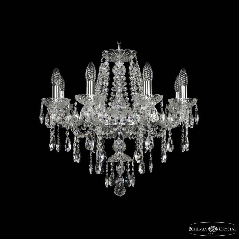 Подвесная люстра Bohemia Ivele Crystal 1415 1415/8/200 Ni