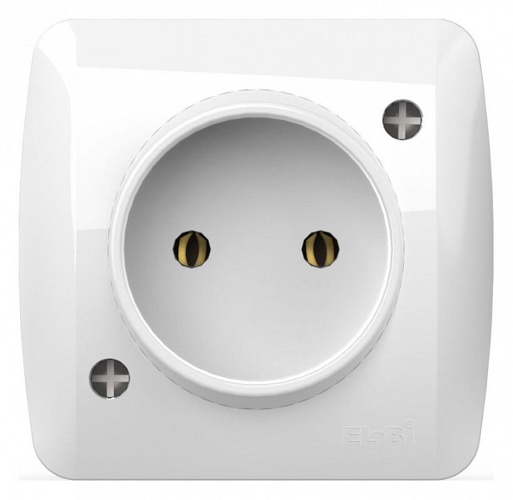 Розетка без заземления Elbi Eleсtriс Alsu 7 504-010200-215