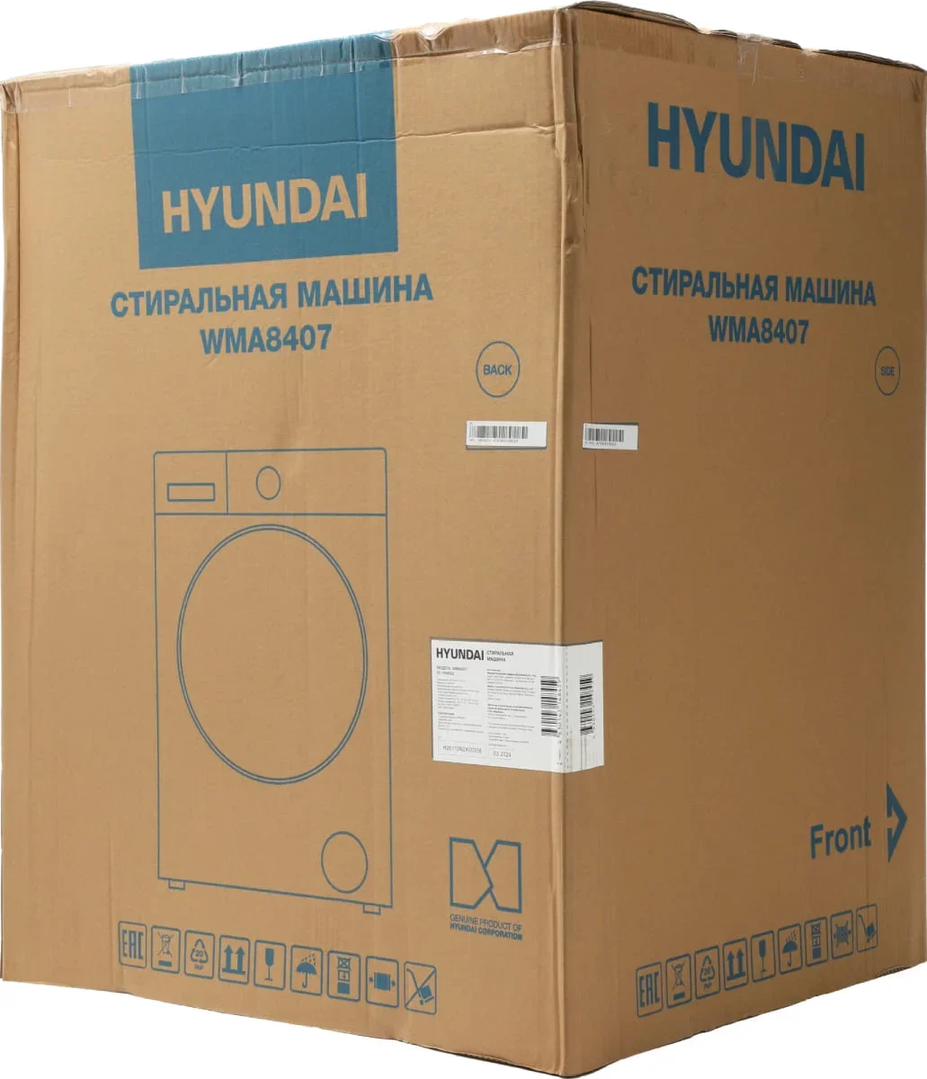 Стиральная машина Hyundai WMA8407 темно-серый