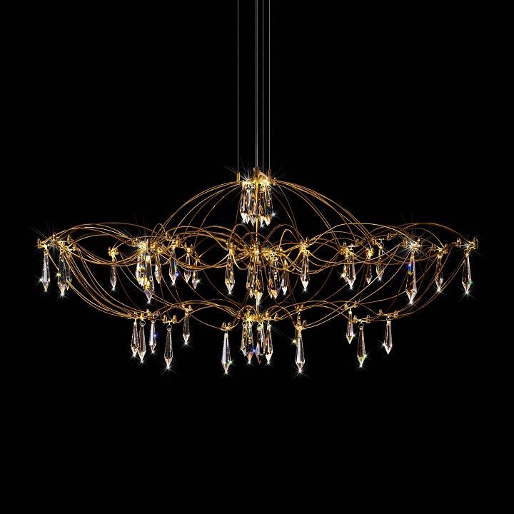 Подвесная люстра Loft it Mira 10586/900 Gold Asfour