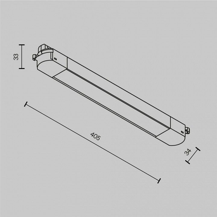 Накладной светильник Maytoni Technical Базис TR000-1-12W3K-W_1
