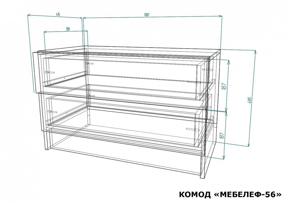 Комод Мебелеф-56
