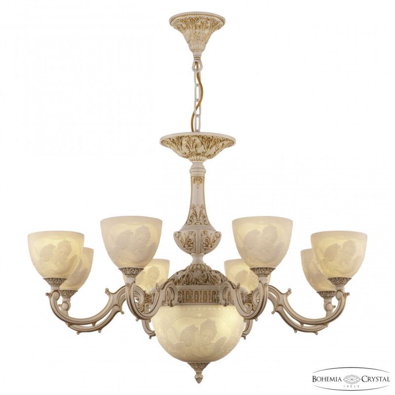 Подвесная люстра Bohemia Ivele Crystal AL7801 AL78101P/8/250 WMG P1 U Angel