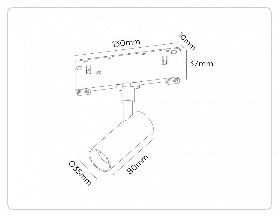 Светильник на штанге Ambrella Light TRACK SYSTEM GL2301