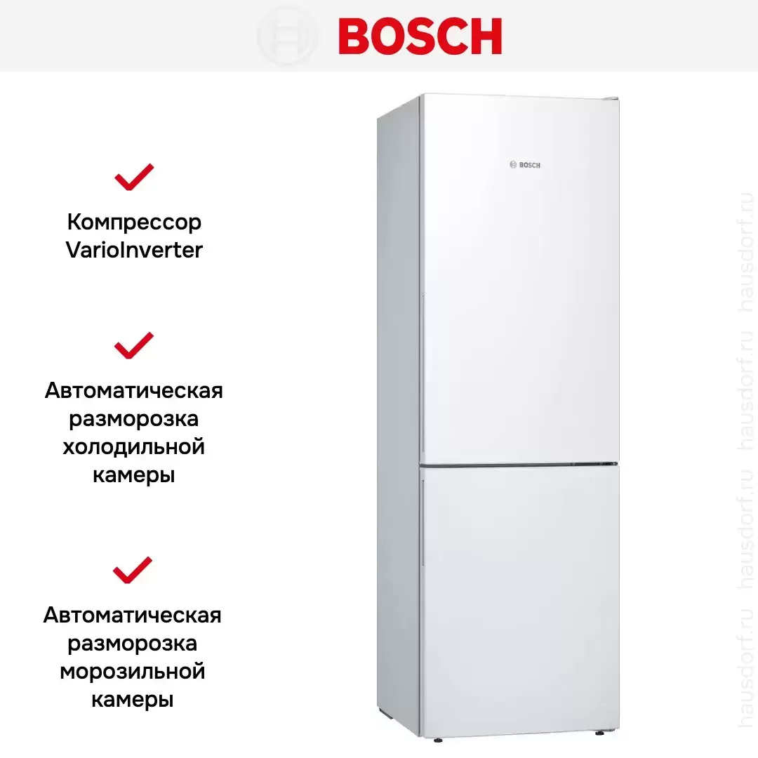 Двухкамерный холодильник Bosch KGE36AWCA