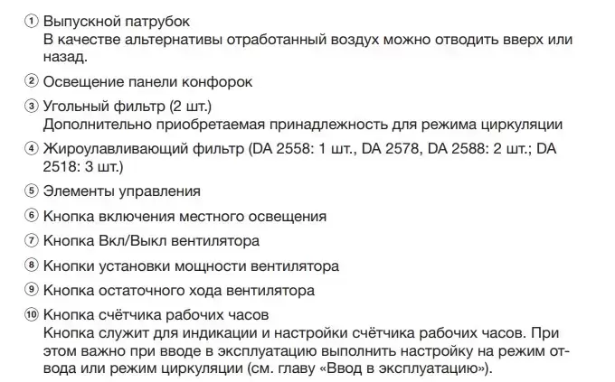 Встраиваемая вытяжка Miele DA 2578