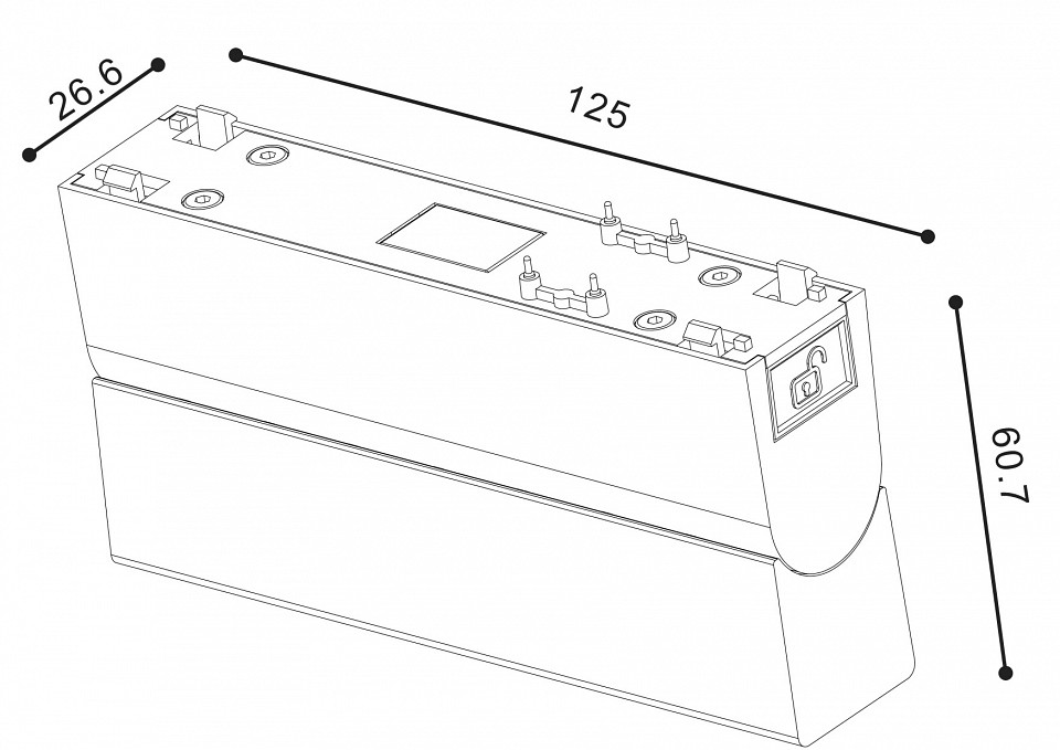 Накладной светильник SWG PRO SLIM DL-SLIM-FLBL-10-CCT