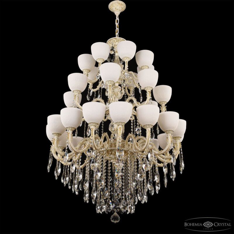 Подвесная люстра Bohemia Ivele Crystal AL7901 AL79101/16+8+8/300/3d B WMG P1 U Line