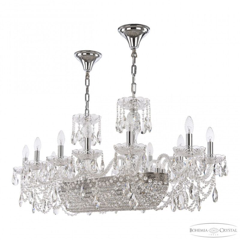 Подвесная люстра Bohemia Ivele Crystal 1453 1453/12/195/800 Ni