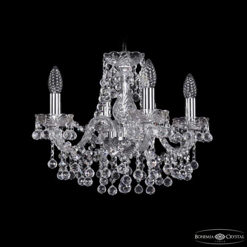 Подвесная люстра Bohemia Ivele Crystal 1409 1409/4/141 Ni