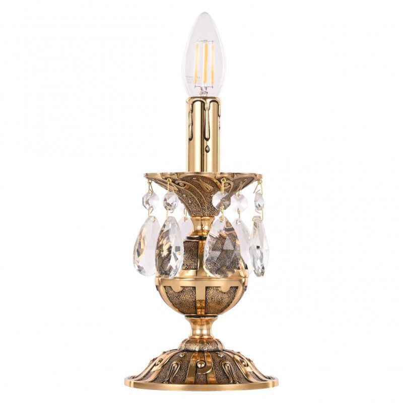 Настольная лампа декоративная Bohemia Ivele Crystal AL77 AL77500L/1-23 GB