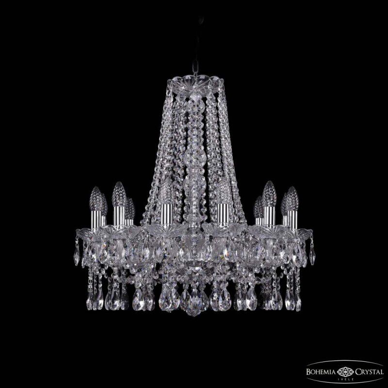 Подвесная люстра Bohemia Ivele Crystal 1413 1413/12/200/h-60 Ni