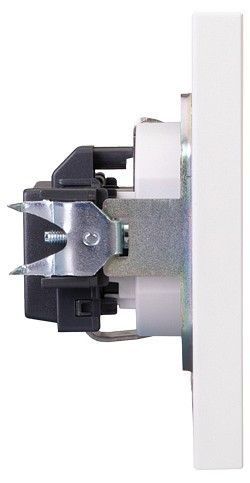 Розетка с заземлением и со шторкой, без рамки Kranz STRONG KR-78-0701-4