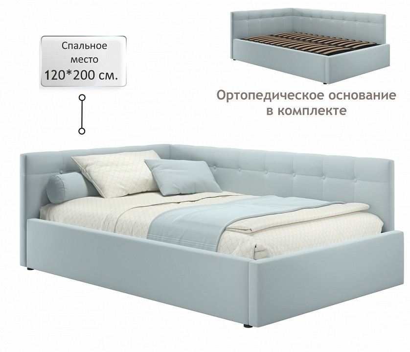 Кровать полутораспальная Bonna 2000x1200