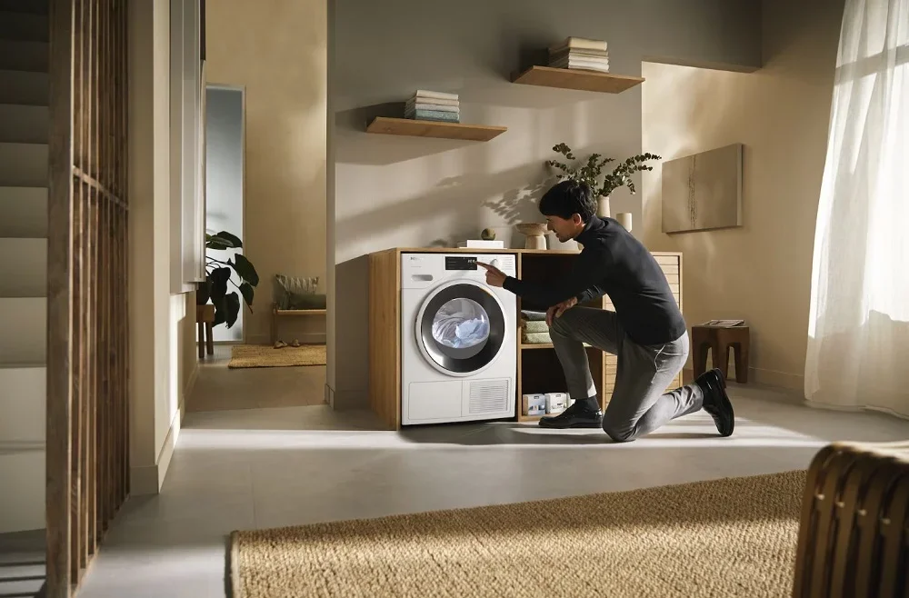 Сушильная машина Miele TWC640WP на английском языке