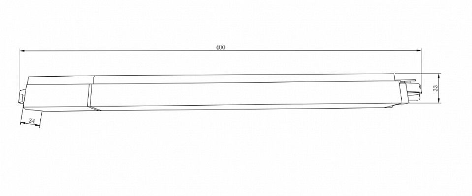 Накладной светильник Maytoni Technical Базис TR000-1-12W4K-B