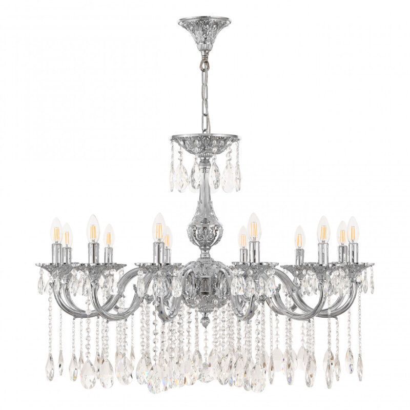 Подвесная люстра Bohemia Ivele Crystal AL7801 AL78101/12/300 A Ni
