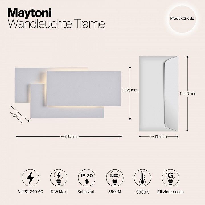 Накладной светильник Maytoni Technical Узор C804WL-L12W