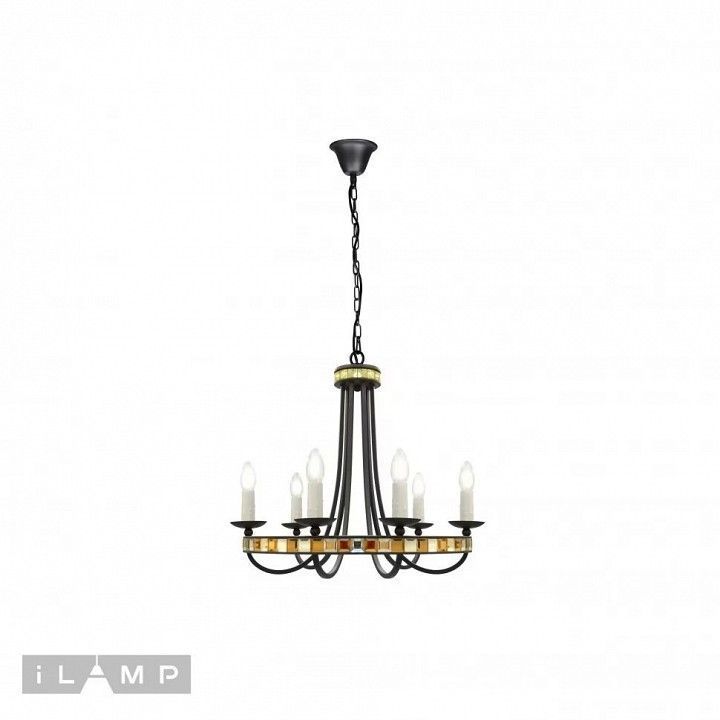 Подвесная люстра iLamp Dream 10190-6P BK