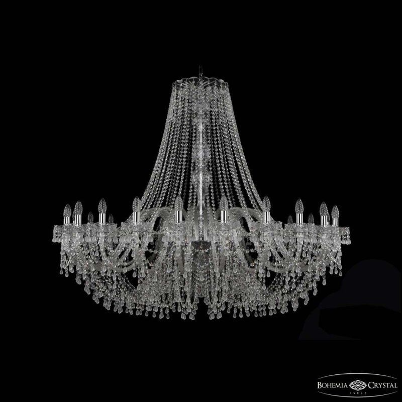 Подвесная люстра Bohemia Ivele Crystal 1410 1410/24/530 Ni V0300