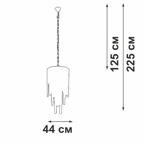 Подвесная люстра Vitaluce V5885 V5885-9/7