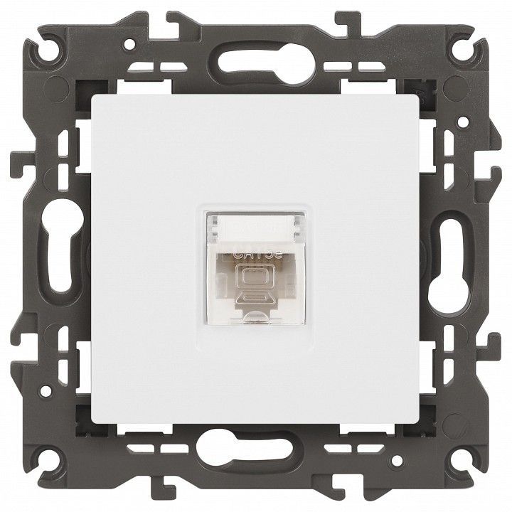 Розетка Ethernet RJ-45 без рамки Эра Эра Elegance 14-3107-01М