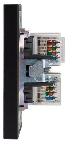 Розетка двойная Ethernet RJ-45 без рамки Kranz STRONG KR-78-0725-5
