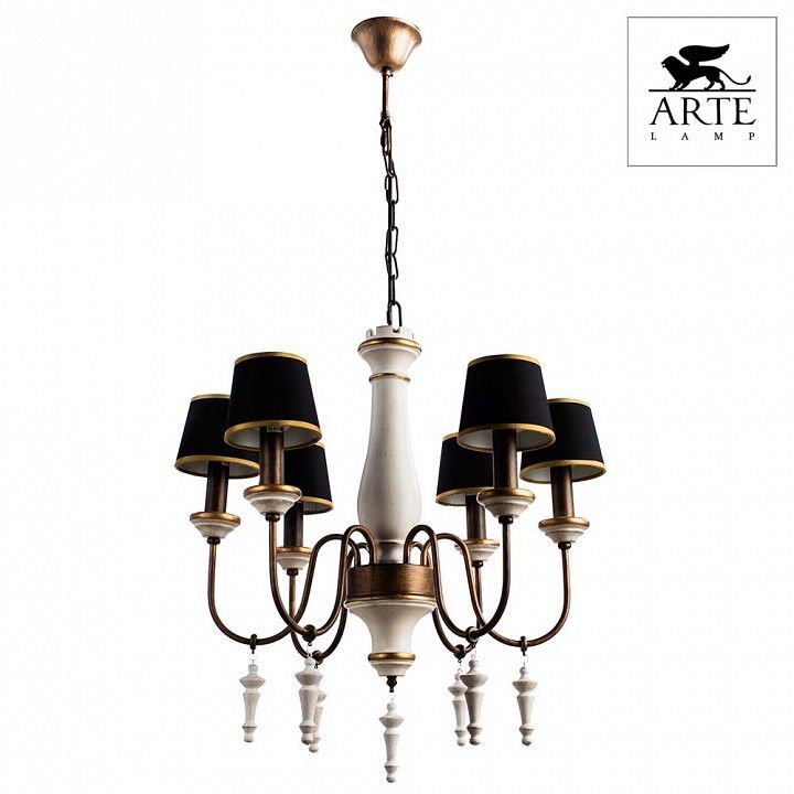 Подвесная люстра Arte Lamp Fortezza A1843LM-6BG