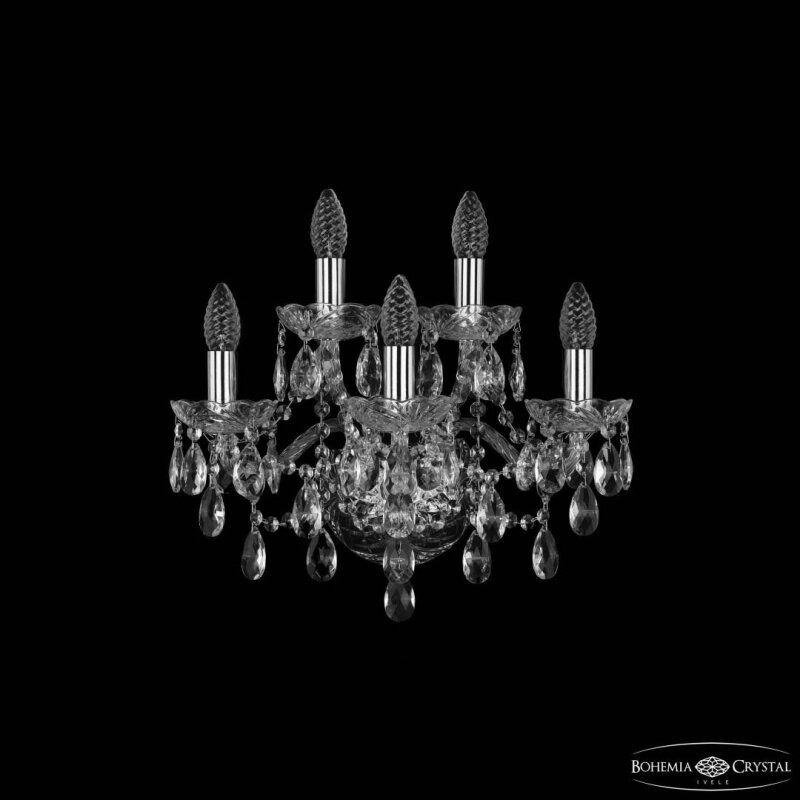 Бра Bohemia Ivele Crystal 1415 1415B/3+2/165 Ni