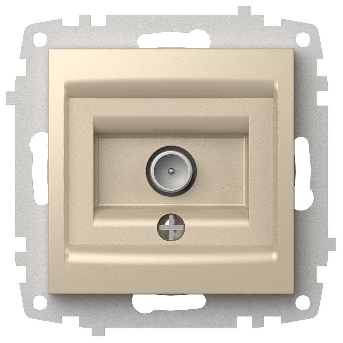 ТВ-розетка оконечная без рамки Elbi Eleсtriс Zena Vega 609-012500-273