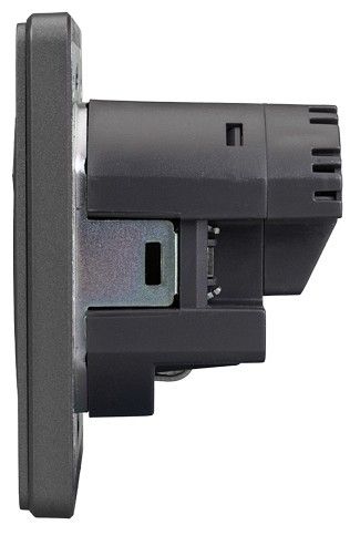 Розетка с заземлением и со шторкой и 2хUSB, без рамки Kranz ROUND KR-78-0704-2